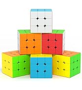 Vdealen 3x3x3 Speed Cube Set, 6 Pack Speed Cube Bulk Magic Cube Set, School Classroom Prize for S...