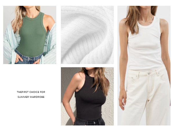 high neck tank tops for women