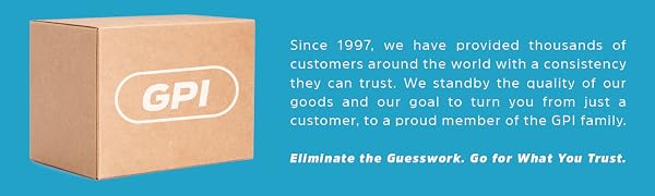GPI premium quality plastics