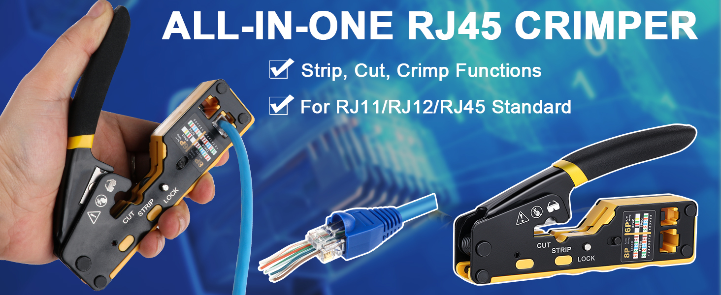 rj45 crimping tool kit