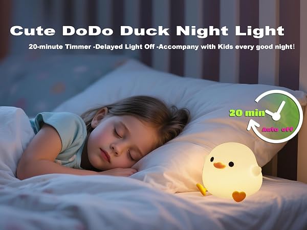 duck night light lamp