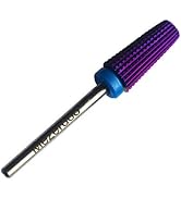 5 in 1 Tapered Carbide Nail Drill Bits With Cut 3/32" Two-Way Purple Tungsten Carbide Bit Drill B...