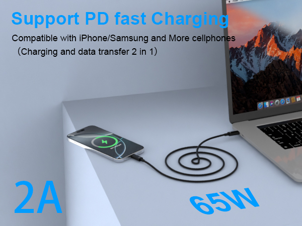 Computer Power Cable courd usb c