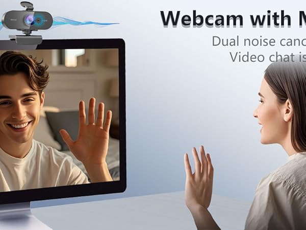 2K webcam webcam for pc webcam with microphone webcam for mac