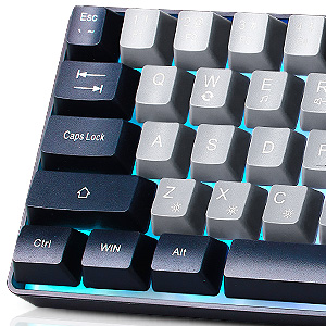 Wired Portable 60% Mechanical Feeling Gaming Keyboard,