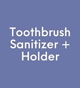 Toothbrush Sanitizer + Holder ¦ UV-C/UV-A Dual LED Sterilizer for Home, Office, and Travel ¦ USB ...