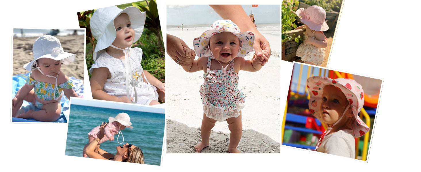baby girl sun hat