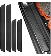 4PCS Car Door Sill Protector,Anti-Scratch & Waterproof Car Door Sills Scratch Protection,Universa...