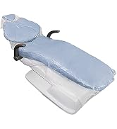 JMU 125PCS Dental Full Chair Cover, 29" x 80" Disposable Clear Plastic Sleeve Protector