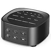 Sleepbox Sleep White Noise Sound Machines with 25 Soothing Sounds 36 Volume Levels 5 Timers Visib...