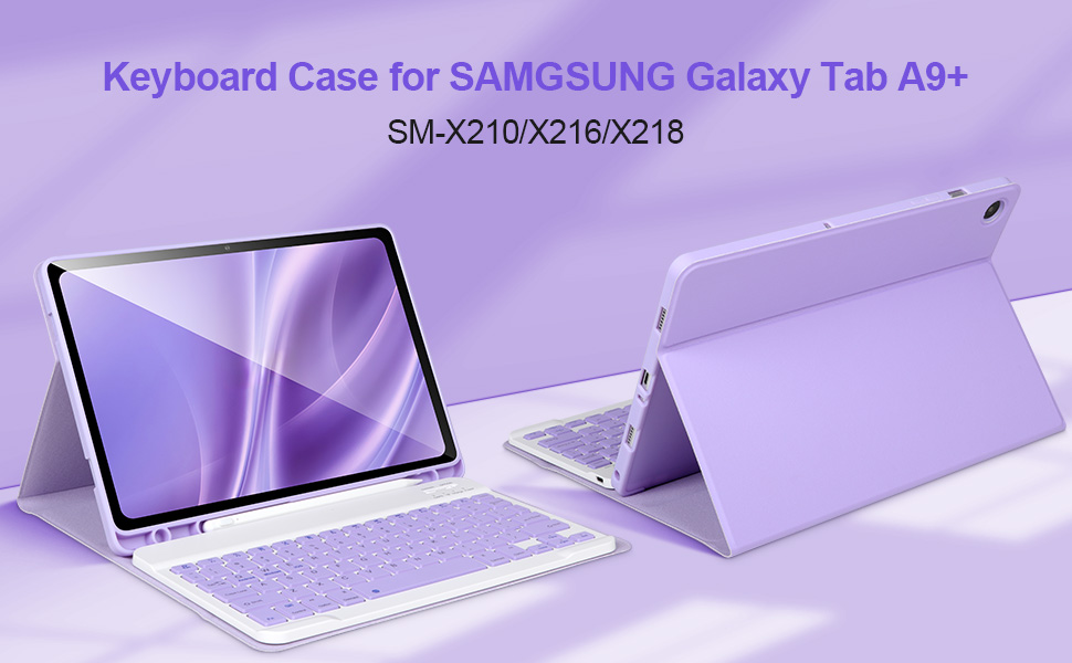 Keyboard case for Samgsung Tab A9+ 11''