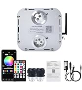 AKEPO 32W Dual-Head Twinkle Fiber Optic Light Engine Replacement, Car Home Twinkle light box with...