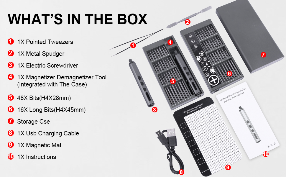 Electric Precision Screwdriver Set