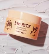 TONYMOLY Im Rice Clarifying Blemish Clay Mask, Facial Mask Detoxifiies, Reduces Redness & Soothe