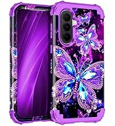 Miqala for Galaxy A37 5G Case,Glow in The Dark Three Layer Heavy Duty Shockproof Full Protection ...