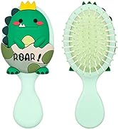 DINATIS Hair Brush Kid Detangling Hairbrush Toddler Hair Brush Plastic Soft Massage Comb Small Di...