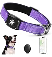 Myiwb GPS Dog Collar Tracker 2-in-1,Reflective Waterproof Pet Collar,iOS-Only,No Monthly Fees,Unl...