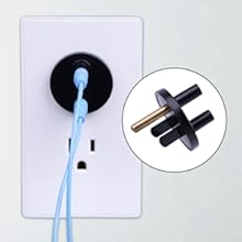 gounding wire and esd wristband without Alligator clip insert into grounded plug