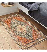 Area Rug 2x4 Runner Rug Exquisite Hallway Indoor Boho Rug Indoor Entryway Washable Vintage Rug In...