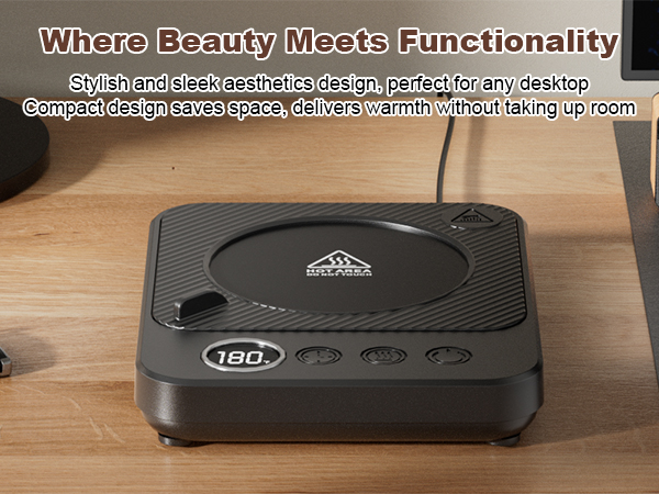 Coffee Mug Warmer Set for Desk, Coffee Cup Warmer with Auto Shut OffTimer, Coffee Mug Cup Heater