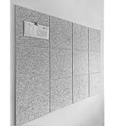 DECORITA Large Cork Board Alternative | Cork Boards Cork Tiles for Walls | Aesthetic Felt Bulleti...