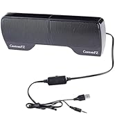 CastomFZ Clip On Laptop Computer Speakers, Music Speaker Fashionable Speaker Multi-Speaker with U...