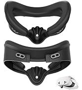 TRANSNOVO VR Facial Interface, Face Pad Compatible with Meta Oculus Quest 3S, Sweat-Proof PU Foam...