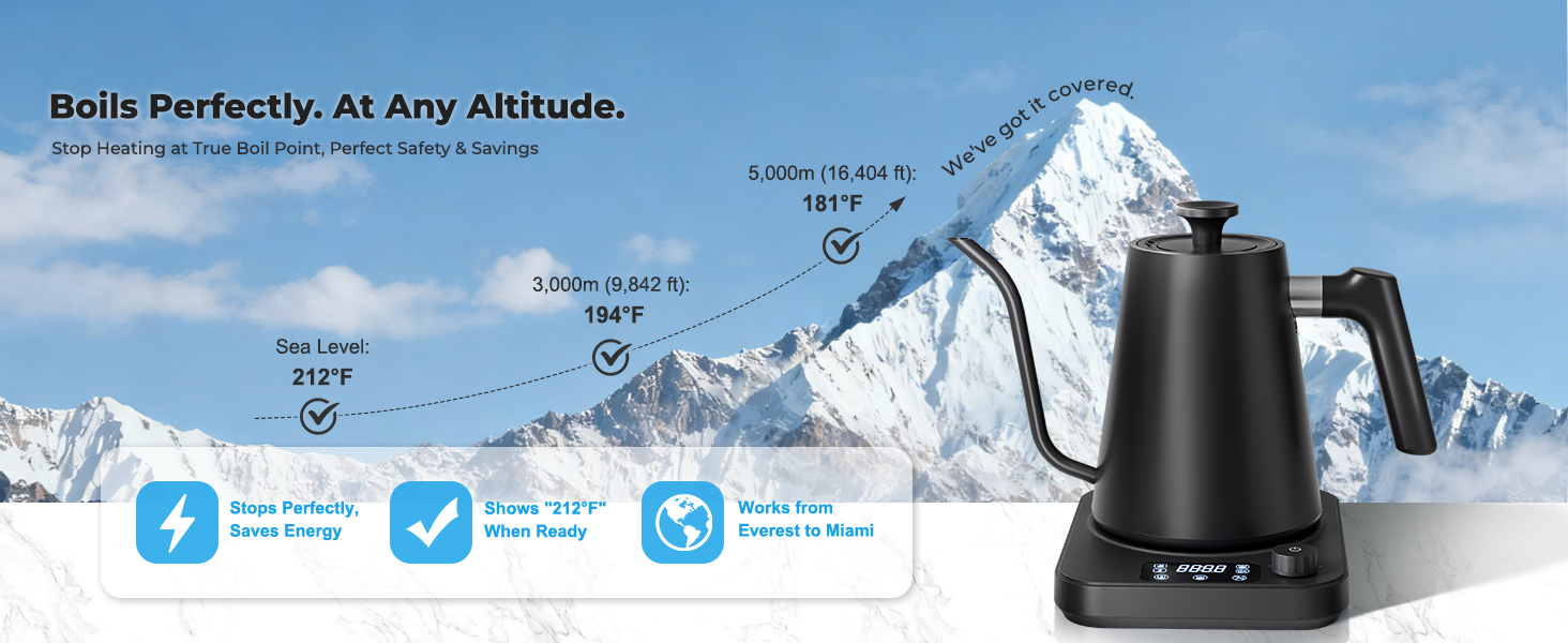 gooseneck kettle smart altitude