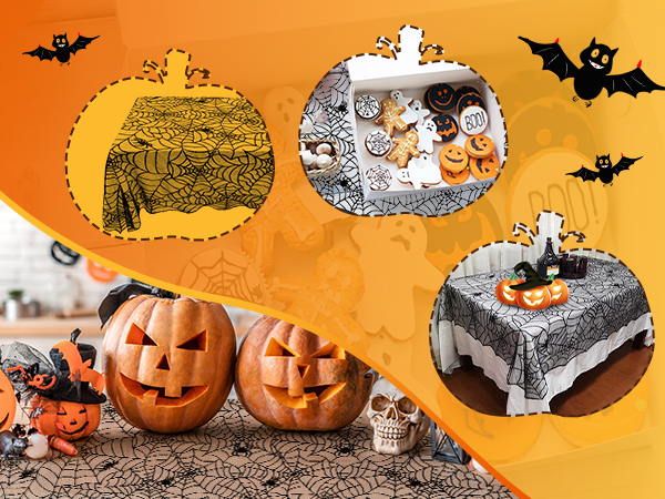 halloween tablecloths