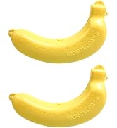 WsjiaboFux 2Pcs Banana Case, Cute Banana Protector Storage Box, Portable Banana Holder for Lunch ...