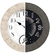 Presentime & Co 14" Illuminated in/Outdoor Clock with Smart Sensor and Night Light, Waterproof, L...