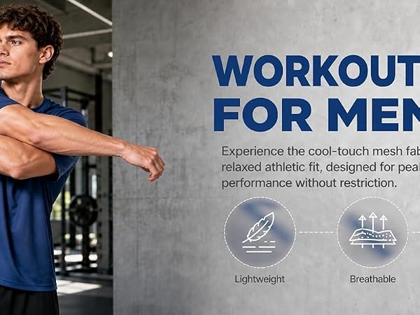 workout shirts for men