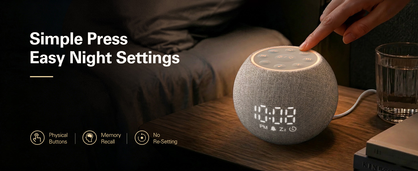 white noise alarm clock