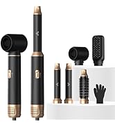 Atopskins 5 in 1 Hair Dryer Brush Set, Detachable Hot Air Styler, Blow Dryer Brush, 3 Heat Settin...