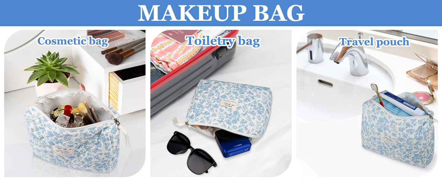 MAKEUP BAG FOR WOMEN GIRLS
