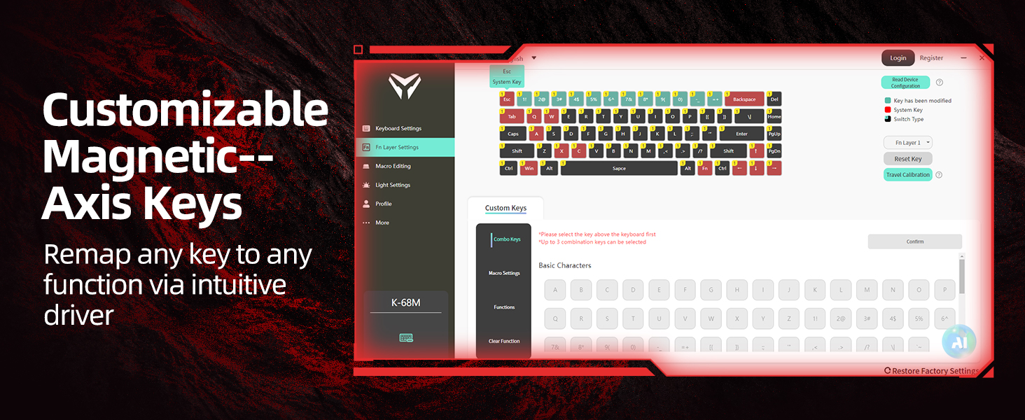 customizable 60% percent keyboard