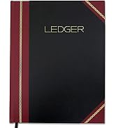BookFactory Ledger Book/Professional Accounting Ledger/ 4 Column/Four Columns Ledger Notebook- 20...