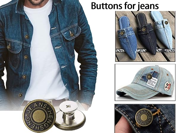 buttons for jeans