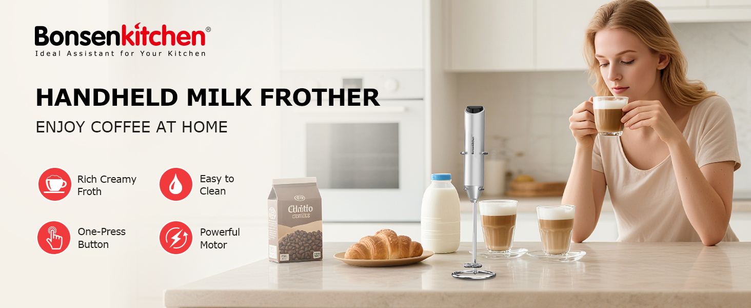 Milk Frother for Coffee stand