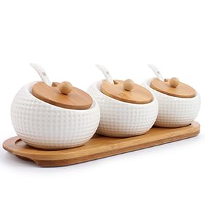 ceramic condiment pot
