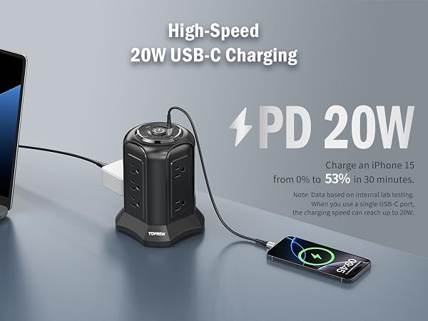 20W USB-C Fast Charging