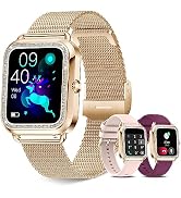 Smart Watch with Bluetooth Call (Receive/Dial) for Women, 1.6" HD Touch Screen Digital Watch Fitn...