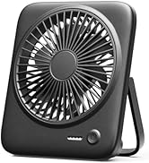 Otlonpe Desk Fan Portable Fan Rechargeable,4000mAh Battery Operated Personal Fan,Silent Table Fan...