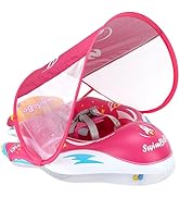 Swimbobo Baby Pool Float Inflatable Spaceship Infant Swim Float with Cloth Safety Seat Pool Toys ...
