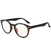 MIRYEA 360 Degree Ring Focus Lens Progressive Multifocal Reading Glasses Computer Multifocus Read...