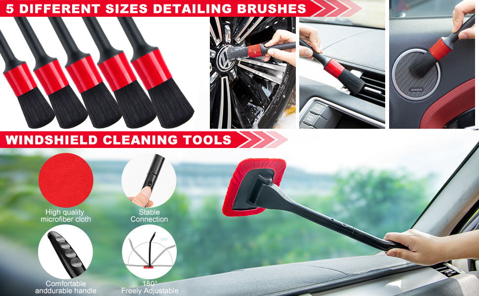 car wash kit with brushes