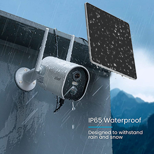 IP65 waterproof solar panel designed to withstand rain and snow for outdoor use