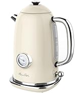 Harriet Electric Kettle, 1.8L Retro Electric Tea Kettle with Thermometer, 1500W Stainless Steel H...
