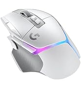 Logitech G502 X Plus Wireless RGB Gaming Mouse - White | Optical Switches, LIGHTSYNC RGB, 13 Butt...