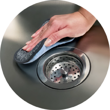tuff scrub original cleaning kitcen sink microfiber wipe washable reusable